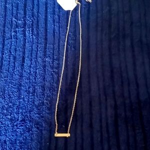 10" horizontal bar necklace